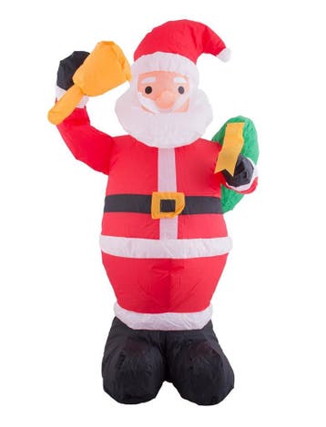 Opblaasbare Kerstman met LED (120cm), Ophalen of Verzenden, Nieuw