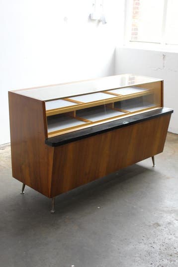 Mid century toonbank, balie jaren 50, Gebruikt