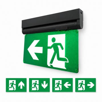 Noodverlichting MIRA | Zwart | 3,5W | IP20, Ophalen of Verzenden