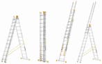 Uitschuifbare ladder 8,65m | Aluminium | Nieuw | Scherpe..., Doe-het-zelf en Verbouw, Ladders en Trappen, Nieuw, Ophalen of Verzenden