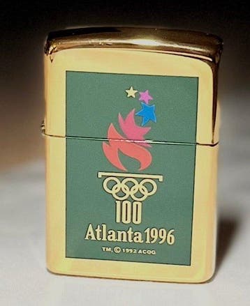 Zippo - Zippo Atlanta 1996 Brass Los gastos de envío forman, Verzamelen, Nieuw