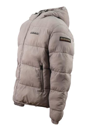 Napapijri Winterjas in maat L Grijs, Verzenden, Zo goed als nieuw, Overige kleuren, Napapijri
