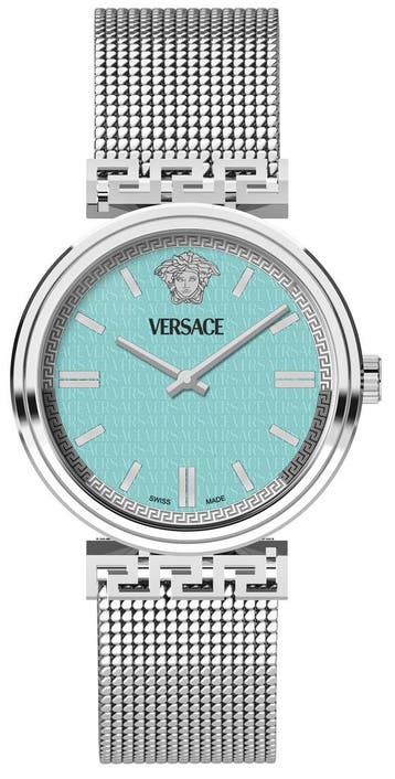 Versace VETCA0324 Mythos dameshorloge 36 mm, Overige merken, Staal, Verzenden, Polshorloge