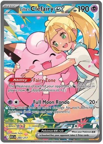 Lillies Clefairy ex (ASC 280), Hobby en Vrije tijd, Verzamelkaartspellen | Pokémon, Ophalen of Verzenden, Nieuw