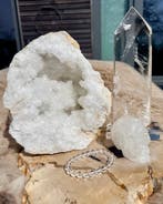 Kwarts Kavel met verschillende items- 4570 g - (1)