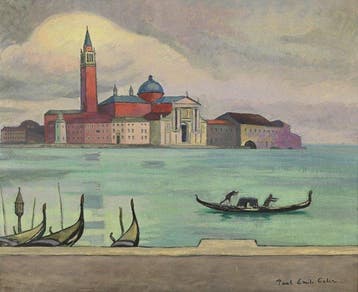 Paul-Emile Colin (1867-1949) - Venise, San Giorgio Maggiore, Antiek en Kunst, Kunst | Schilderijen | Klassiek