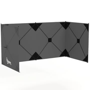 Vouwbare Windscherm Camping Zichtscherm Met Spanlijnen, Gron, Verzenden, Nieuw