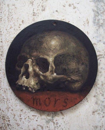 Scuola Italiana - Memento Mori, Antiek en Kunst