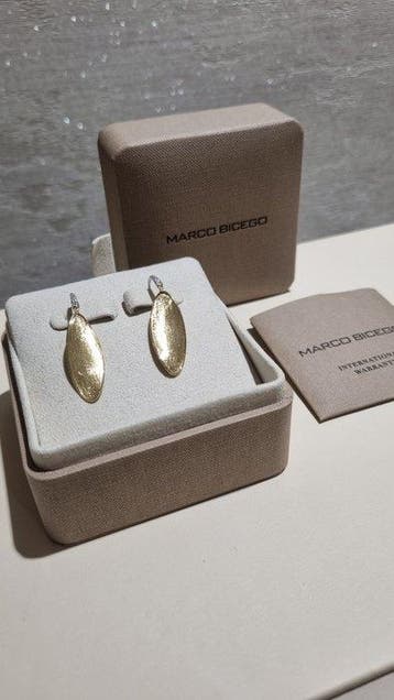 Marco Bicego - Oorbellen - 18 karaat Geel goud Diamant, Sieraden, Tassen en Uiterlijk, Oorbellen, Nieuw
