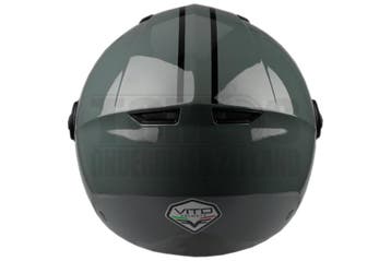 Helm Vito Jethelm Moda nardo gray glans grijs / zwart (XS..., Ophalen of Verzenden, Nieuw, Vito