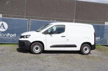 Veiling: Bestelwagen Peugeot Partner Diesel 76pk 2021, Gebruikt, Wit, Handgeschakeld, Diesel