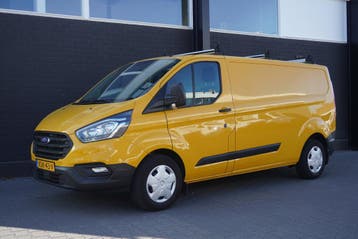 Ford Transit Custom 2.0 TDCI L2 EURO 6, Stof, Gebruikt, Geel, Ford