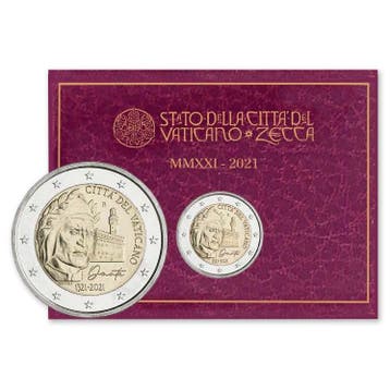 Vaticaan 2 Euro Dante 2021 BU, Verzenden