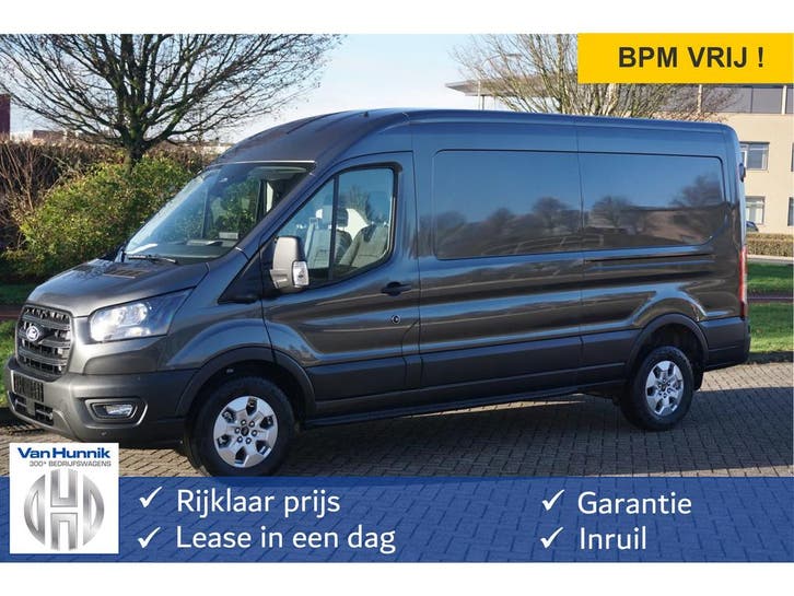Ford Transit | Zakelijke Lease v.a. €685.12 pm, Auto's, Bestelauto's, Lease, Automaat, Financial lease, Diesel, Zilver of Grijs