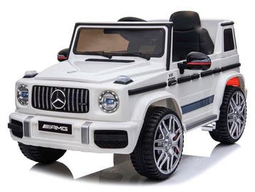 Mercedes G63 12v, muziekmodule, lederen stoel, rubberen EVA, Ophalen of Verzenden, Nieuw