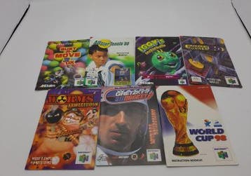 Mario64.nl: Handleidingen voor Nintendo 64 Spellen Set iDEAL, Spelcomputers en Games, Ophalen of Verzenden, Gebruikt