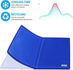 Koelmat Hond & Kat - 65x50 cm - Blauw - Nobleza, Verzenden, Zo goed als nieuw