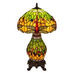 Tiffany Lamp met verlichte voet - Uit voorraad leverbaar, Verzenden, Nieuw, Glas, Tiffany | Glas-in-lood