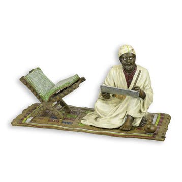 A BRONZE SCULPTURE OF A KORAN SCRIBE (Beeldjes - Decoratie), Verzenden, Nieuw