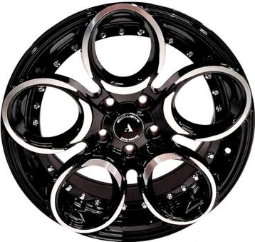 17 inch 5x112 Exclusive AVID SeriesXR7531 Gloss Black Velgem, Auto-onderdelen, Ophalen of Verzenden, Nieuw, 17 inch, Velg(en)