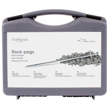 ViaMondo Rock Haringen Box 20st., Caravans en Kamperen, Tenten, Nieuw