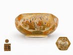 Satsuma-aardewerkkom Hattori  - Porselein - Japan -