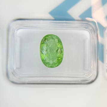 Zonder minimumprijs - 1 pcs Groen Paraiba toermalijn - 3.09, Sieraden, Tassen en Uiterlijk, Nieuw