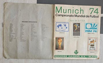 1974 Ediciones Vulcano World Cup München 74 - Spanish, Nieuw