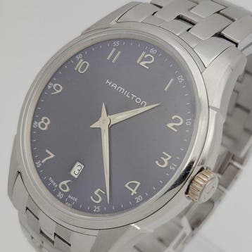 Hamilton - Navy Dial Date Quartz - Zonder minimumprijs -, Nieuw