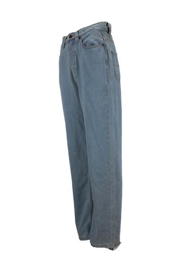Dickies Broek in maat W32 Blauw, Dickies, Verzenden, Zo goed als nieuw, Blauw