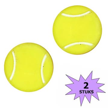 Fako Bijoux - Tennisdemper - Tennisbal - Geel - 2 Stuks, Sport en Fitness, Tennis, Verzenden, Nieuw
