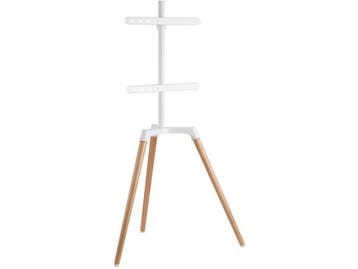 Nedis TVSM7060WT - Tripod TV-vloerstandaard - Scandinavisch, Verzenden, Zo goed als nieuw
