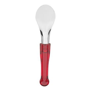 IJsschep/Spatel | RVS | Kunststof | Rood | Handvat | 250mm, Verzenden, Nieuw in verpakking