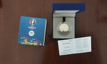 Frankrijk. 2 Euro 2016 UEFA Euro 2016 Proof (Zonder