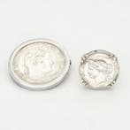 .900/1000 Zilver. - 2-delige sieradenset, Antiek en Kunst