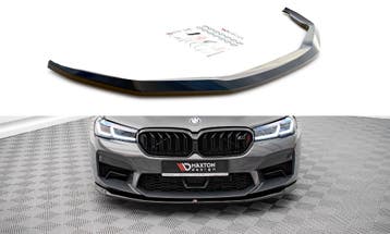 Voorspoiler V.3 BMW M5 F90 FL Maxton Glans Zwart, Ophalen of Verzenden, Nieuw