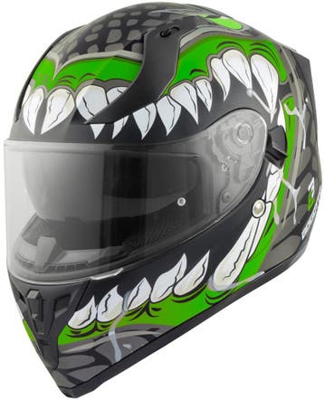 Bogotto V128 Naga Mat Zwart Groen Integraalhelm, Nieuw met kaartje, Overige merken, Heren, Verzenden