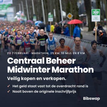 Startbewijs Midwinter Marathon Apeldoorn 2027 | Veilig kopen, Twee personen, Februari