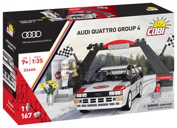 COBI 24666 Audi Quattro Group4 (Voertuigen, Modelbouwsets), Kinderen en Baby's, Verzenden, Nieuw