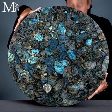 Exclusieve Labradoriet-salontafel - Beste Kwaliteit Mineraal, Antiek en Kunst, Curiosa en Brocante