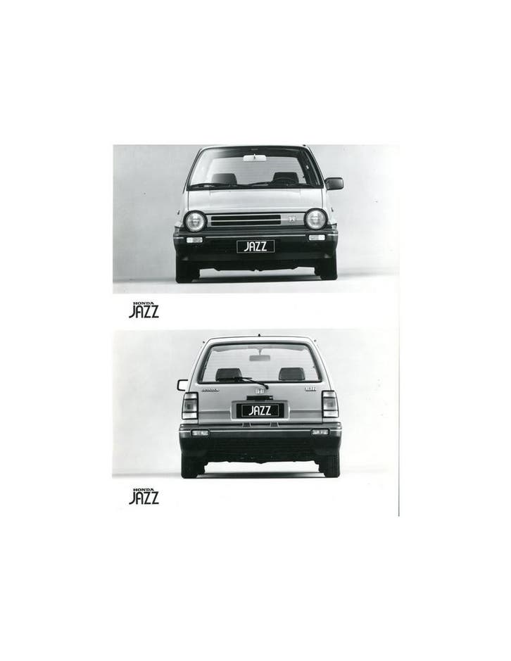 1985 HONDA JAZZ PERSFOTO, Boeken, Auto's | Folders en Tijdschriften, Honda