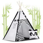 Tipi Tent Panda | Katoen Wit Zwart | Nieuw | Scherpe Prijs, Ophalen of Verzenden, Nieuw, Overige typen, Aanbouwonderdeel