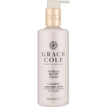Grace Cole Vanilla Blush & Peony Hand & Body Lotion - 300ml, Ophalen of Verzenden, Nieuw, Overige typen