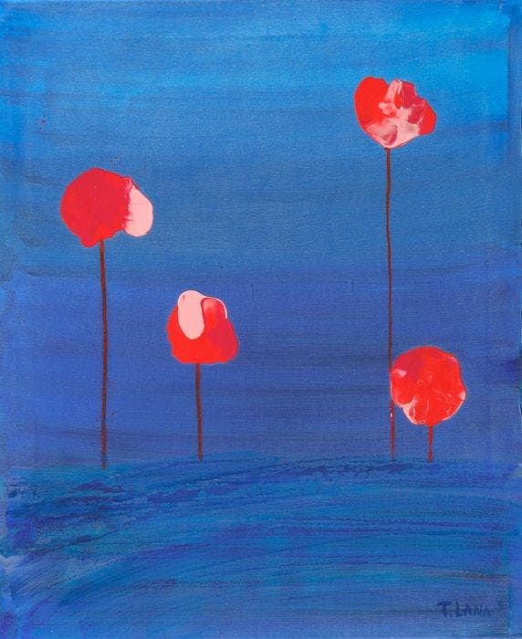 Terenzio Lana - scintille, Antiek en Kunst, Kunst | Schilderijen | Modern