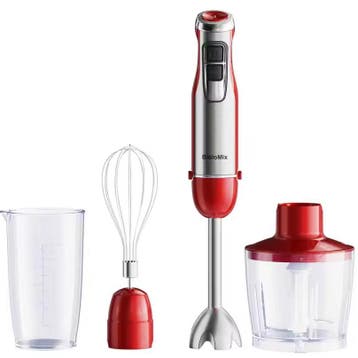 Staafmixer 1200W –4-in-1 Handblender met Hakmolen &amp Garde, Verzenden, Nieuw