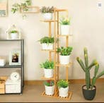 Bamboe Plantenrek 5 Lagen – Binnen en Buiten, Tuin en Terras, Verzenden, Nieuw