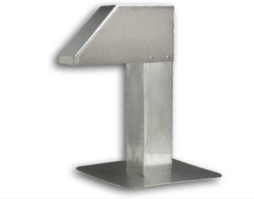 Dakdoorvoer | Aluminium | 12x12 cm | 1 uitgang, Verzenden, Nieuw in verpakking