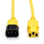 C14 naar C13 kabel | ACT | 1.2 meter (Geel), Verzenden, Nieuw