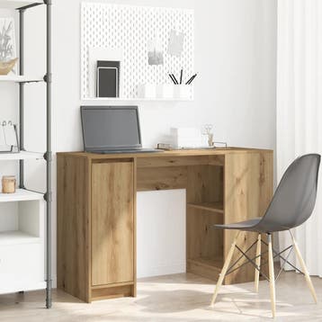vidaXL Bureau 120x42x76 cm spaanplaat ambachtelijk, Verzenden, Nieuw
