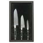 Yaxell Ran Messenset – Giftset – 3-delig – Santoku Mes, Ophalen of Verzenden, Nieuw, Overige materialen, Bestekset